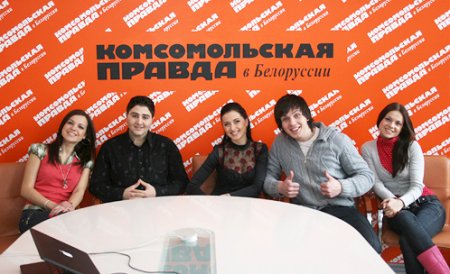 Белорусская группа "Три плюс два" дала интервью