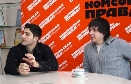 Белорусская группа "Три плюс два" дала интервью